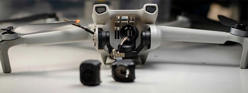 Check the FPV drone camera Check the FPV drone camera